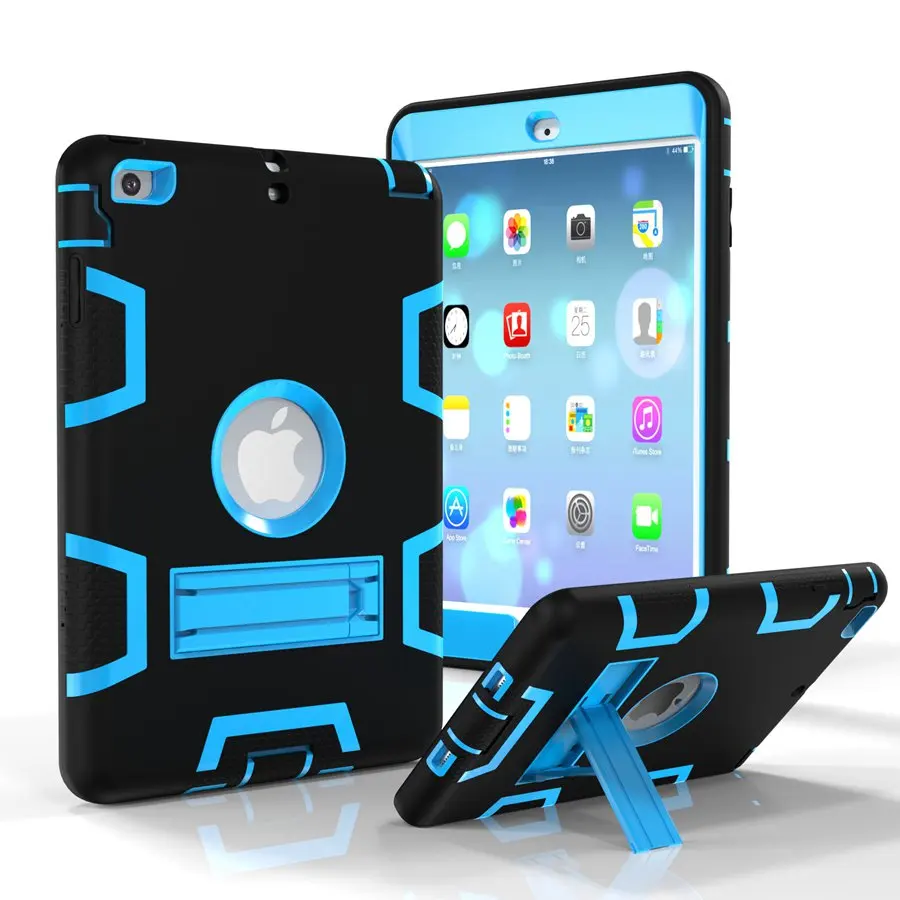 Kids Shockproof Rubber Tablet Case For Apple iPad Mini 1 2 3 4 5 Baby Armor Case For iPad 9.7 10.2 10.5 10.9 Pro 11 2020 Cover