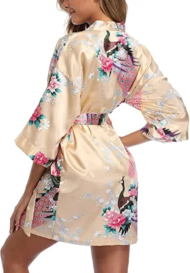 Sexy Comtumes Woman Summer Dress Japanese Yukata Bathing Robe Japanese Style Kimono Party Nightgown Pajamas Spa Massage Gown