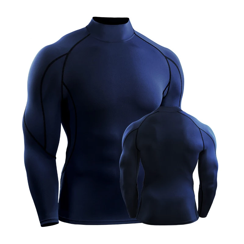 Compressed Cycling Jerseys Men's Training Tops Tights Tee Shirt Football T-shirts Sportswear Bike Training Base Layer Rashguards