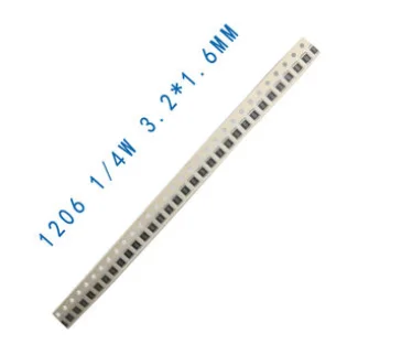 200PCS 660PCS 720PCS 4000PCS 0402 0603 0805 1206 1210 2512 Kit Resistor SMD 1% 5% Assorted bag 1 10K 100K K 1R 100R 220R 10R 4.7