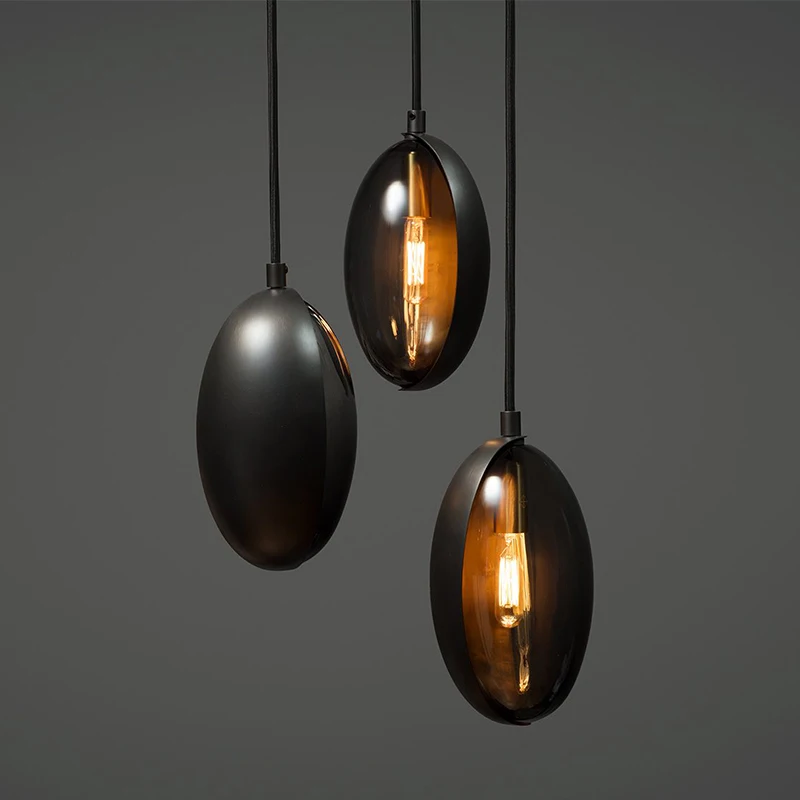 الحديثة الفاخرة الذهب قلادة Led أضواء الإضاءة غرفة الطعام غرفة نوم الزجاج قلادة مصباح المطبخ مصابيح معلقة تركيبات إضاءة مقهى #1