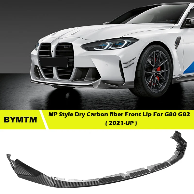 MP Style Dry Carbon fiber Bumper Front Lip Spoiler For G80 M3 G82 G83 M4