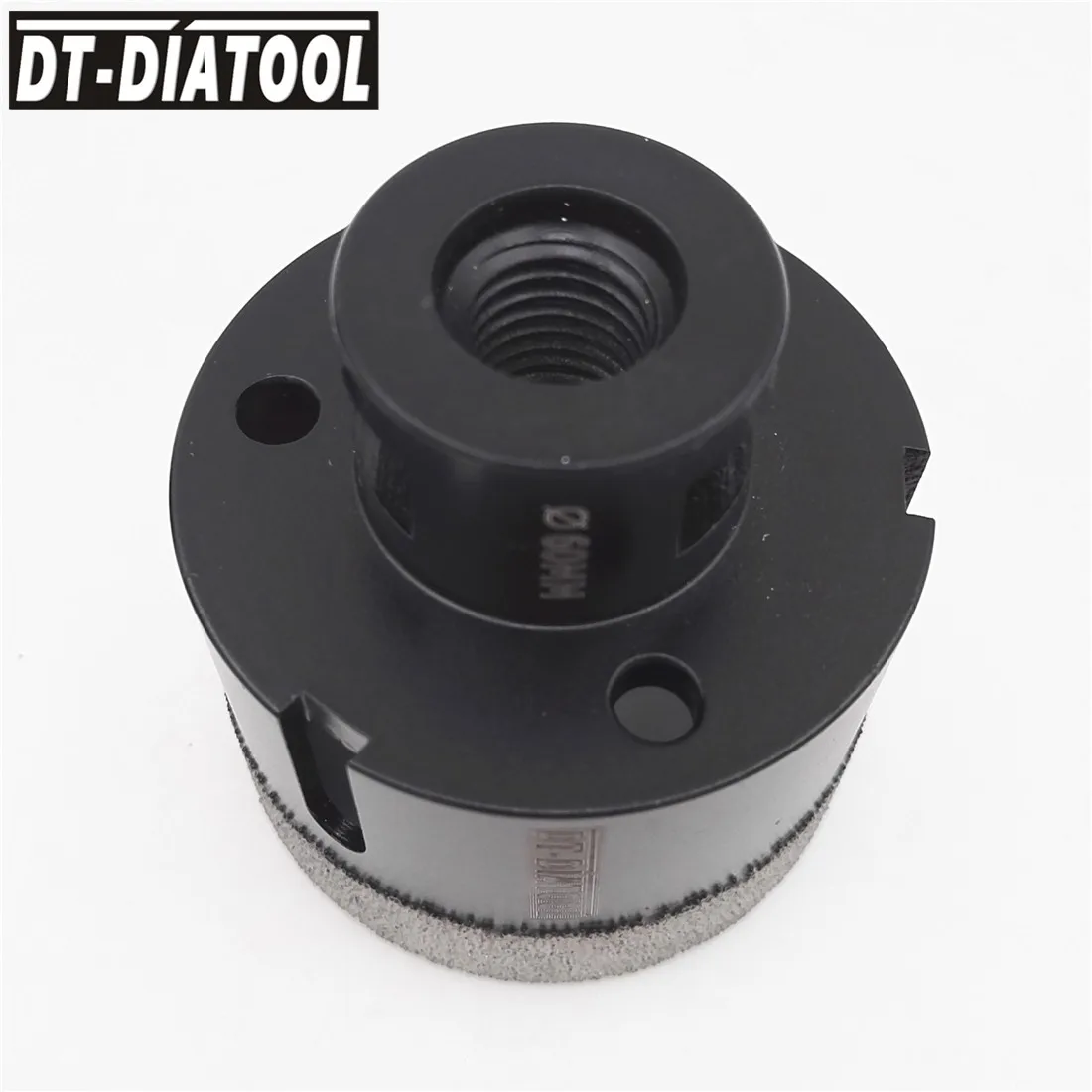 DT-DIATOOL 1 M14 Đường Kính 60 Mm Khô Hút Chân Không Chia Lửa Bằng Đồng Nguyên Kim Cương Khoan Core Bit Gạch Ceramic Lỗ Cưa Đá Hoa Cương Đá Cẩm Thạch đá Mũi