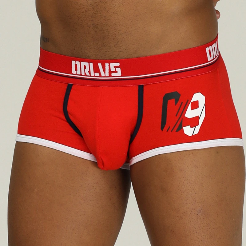 ORLVS Brand underwear men boxers cotton cueca tanga breathable calzoncillo men boxers shorts comfortable underpants male pants