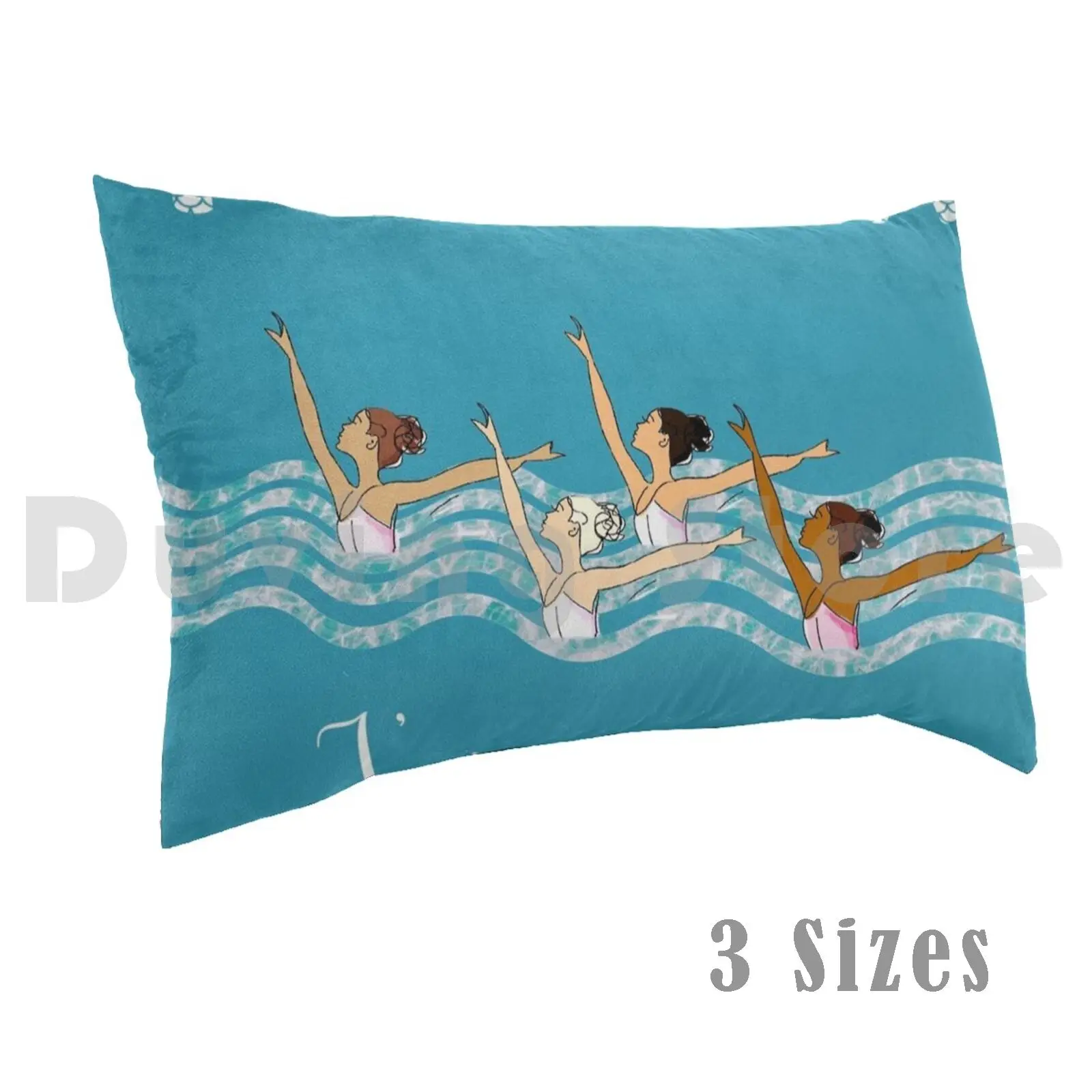 I Can Not Have Synchronized Swimming Pillow Case Printed 50x75 Not Authorized Not Perfect Do Not Panic Not