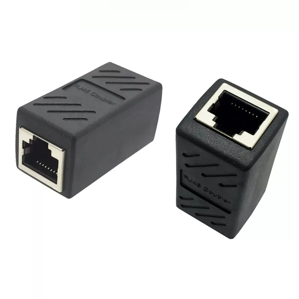 RJ45 Stecker Cat7/6/5e Ethernet Adapter 8P8C Netzwerk Extender Verlängerung Kabel für Ethernet Kabel Buchse auf Buchse
