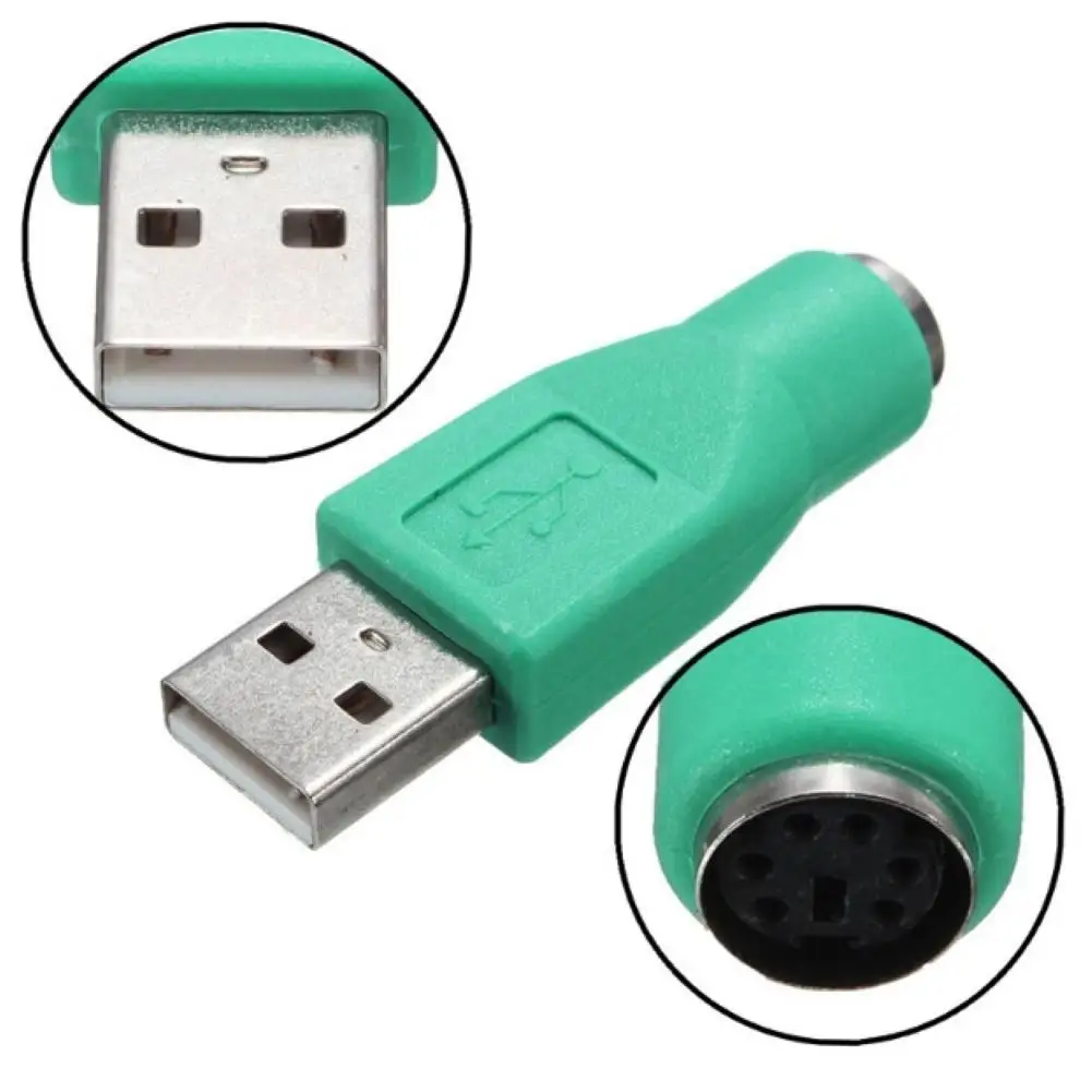 Cool Green USB Male to Female Convertor Adapter for Keyboard Mouse