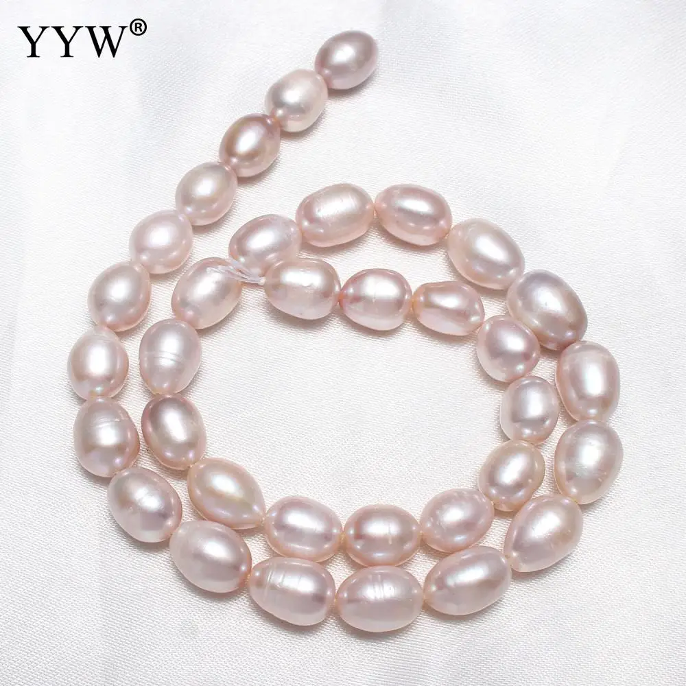 

Purple Wholesale Pearls Cultured Rice Freshwater Pearl Beads Natural For Making DIY Necklace Bracelet Jewelry Accessories