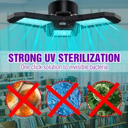 E27 lampada UV disinfettare batterica 40W 60W 80W germicida luce ultravioletta sterilizzatore UVC lampada ozono 220V 110V luce antibatterica