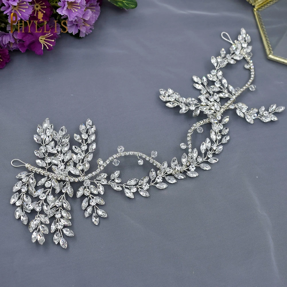 A344 Kristall Braut Stirnband Bohemian Kopfschmuck Strass Hochzeit Haar Zubehör Diamant Braut kopfschmuck Mode Frauen Tiara