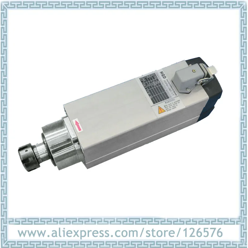4.5kw ER32 18000回転スピンドルモータ4セラミック軸受スピンドルモータ木材cncスピンドルモータ