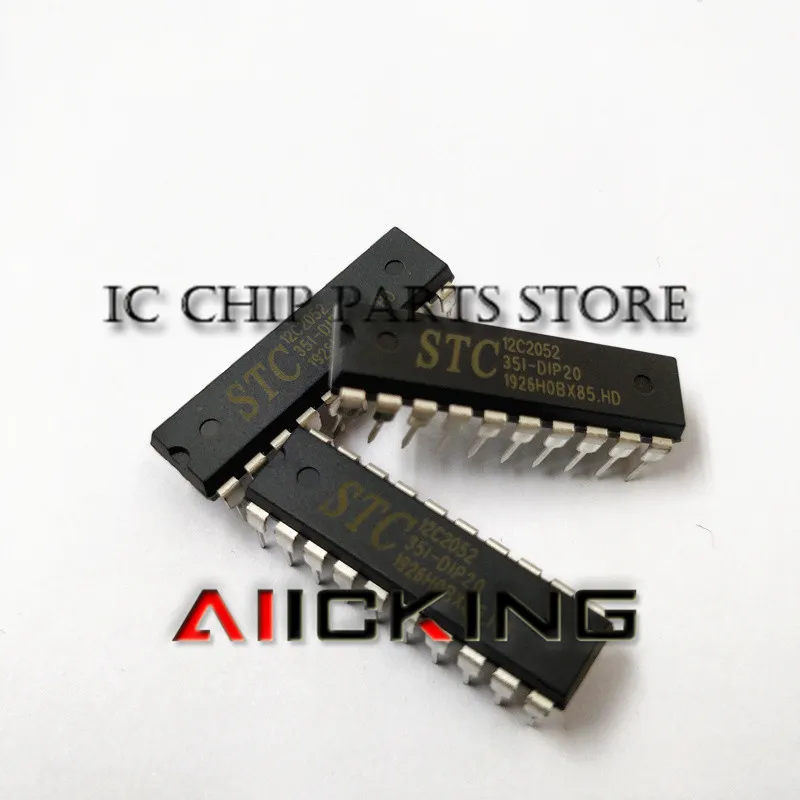 (5pieces/lot) 100% New&original STC12C2052-35I-DIP20 PDIP20 STC12C2052 In Stock