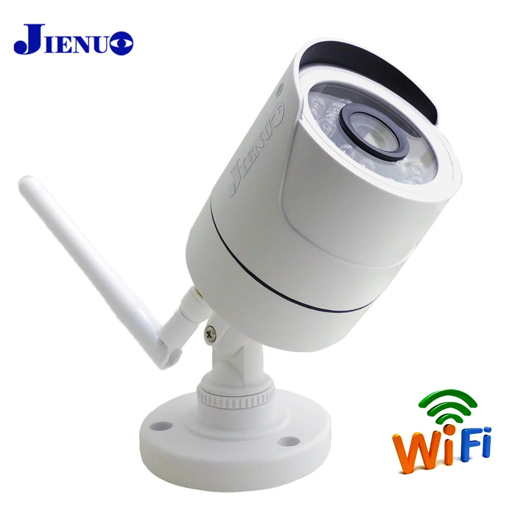 JIENUO Outdoor Waterproof Wireless Camera Ip HD Cctv Security Surveillance Infrared Night Vision Wifi Audio P2P Video Home Cam