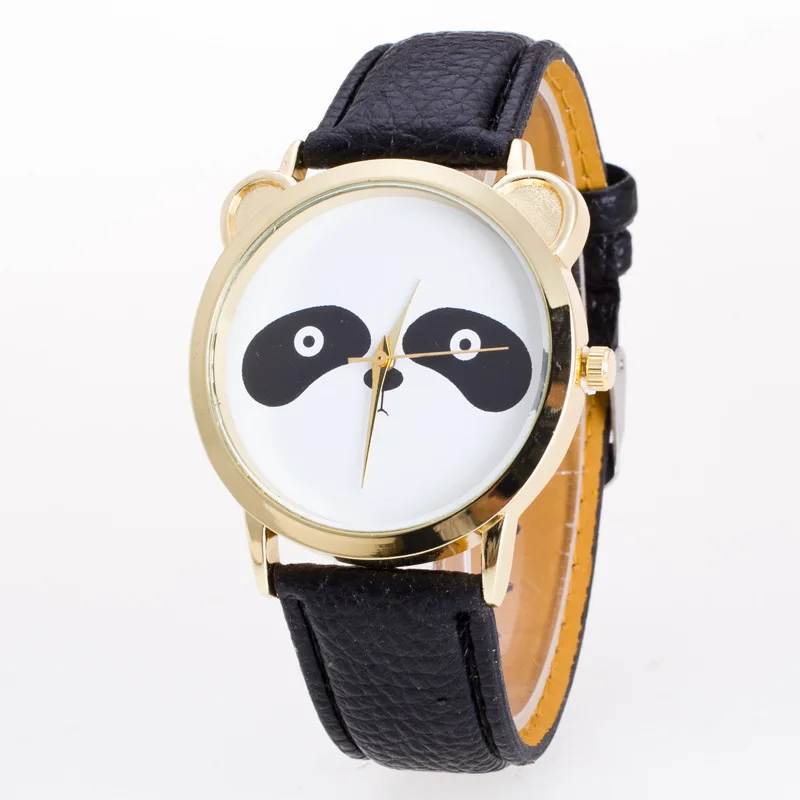 2021 new fashion casual panda animal watch coppia coreana orologio al quarzo studenti invia regali tra loro