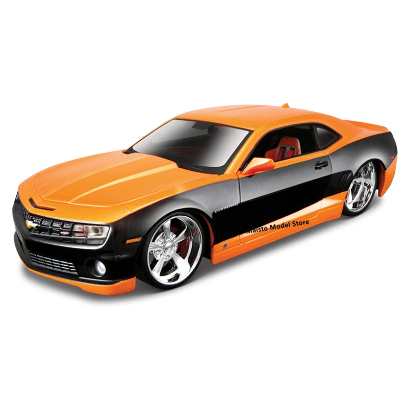 Maisto 1:24 2010 Chevrolet Camaro SS Assemble Model kits Assembly line  die-cast precision model car Model collection gift