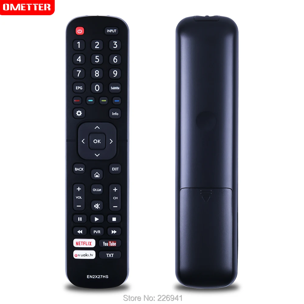 

Smart TV Remote Control Wireless Switch for Hisense 43K300UWTS 65M7000 EN2X27HS 4K Television Replacement Controller