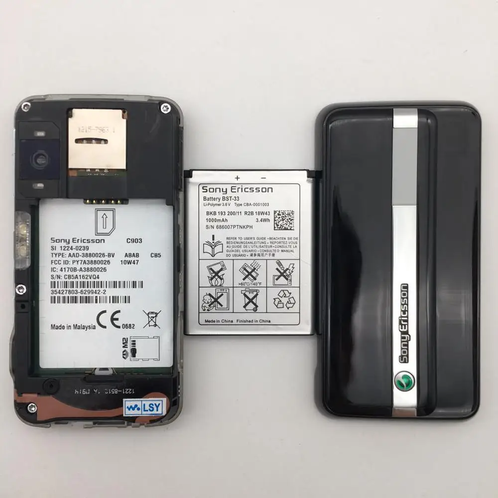 Sony Ericsson C903 Refurbished-Unlocked Originele C903 Mobiele Telefoon Gps 5MP Camera 3G Mobiele Telefoon Gratis Verzending