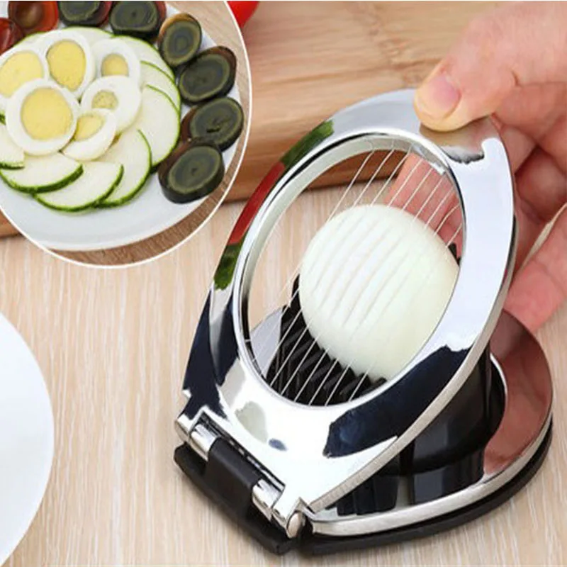 Eggs Petals New Arrival Stainless Steel Egg Slicers Egg Cutter Kitchen Tool For Cutting Eggs