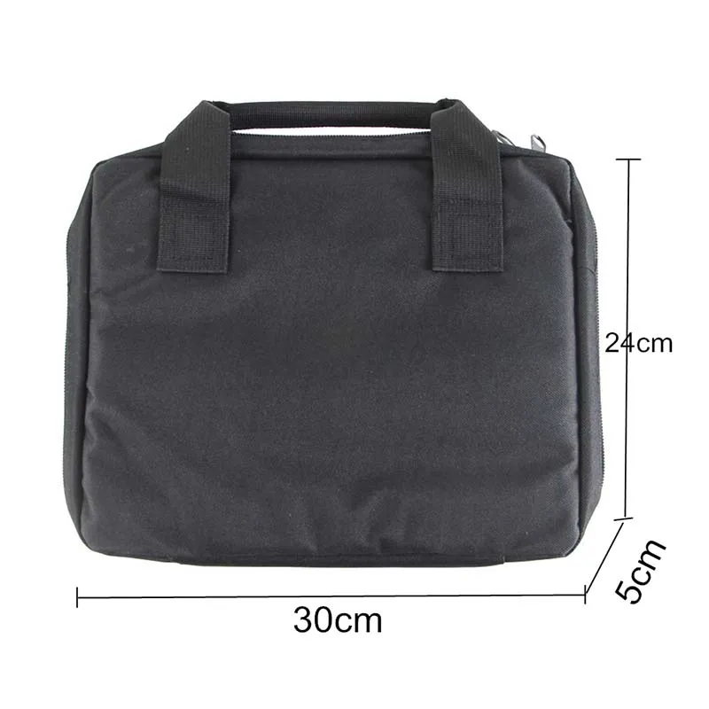 Carry tático Gun Hand Bag Pouch Airsoft Pistol Capa estojo Militar Revólver portador macio Proteja exterior Caça Acessórios