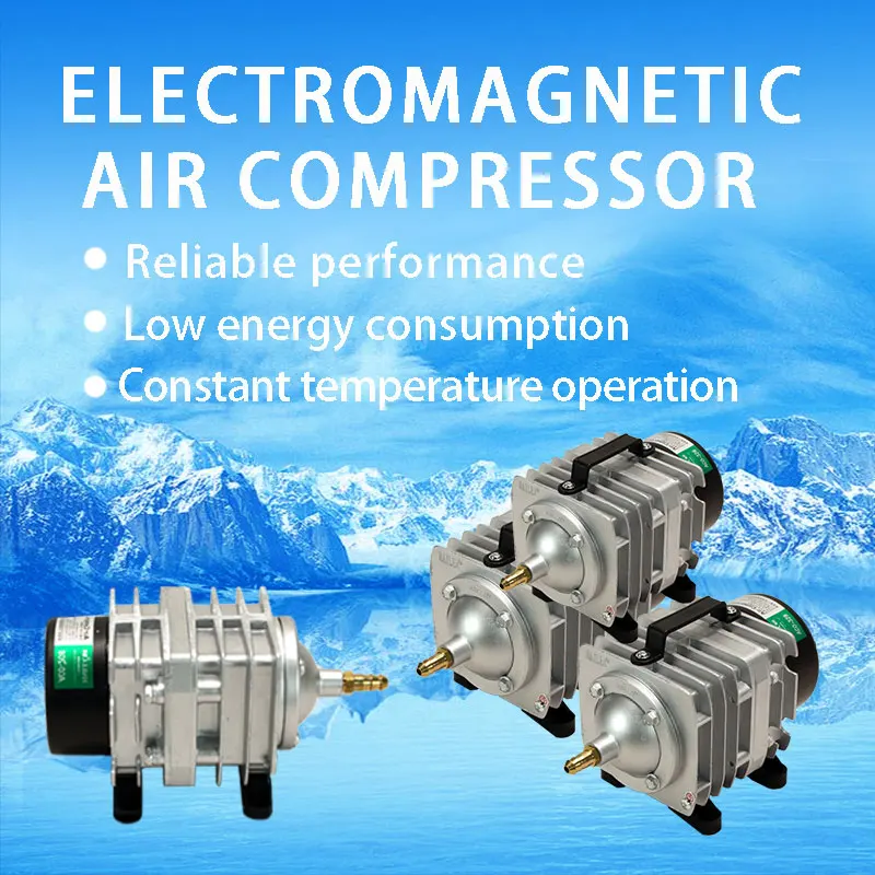 45L/min 55L/min 70L/min HAILEA Electromagnetic Air Compressor  Fish Tank Oxygen Air Pump Hydroponics 6 Way Air Aerator Pump