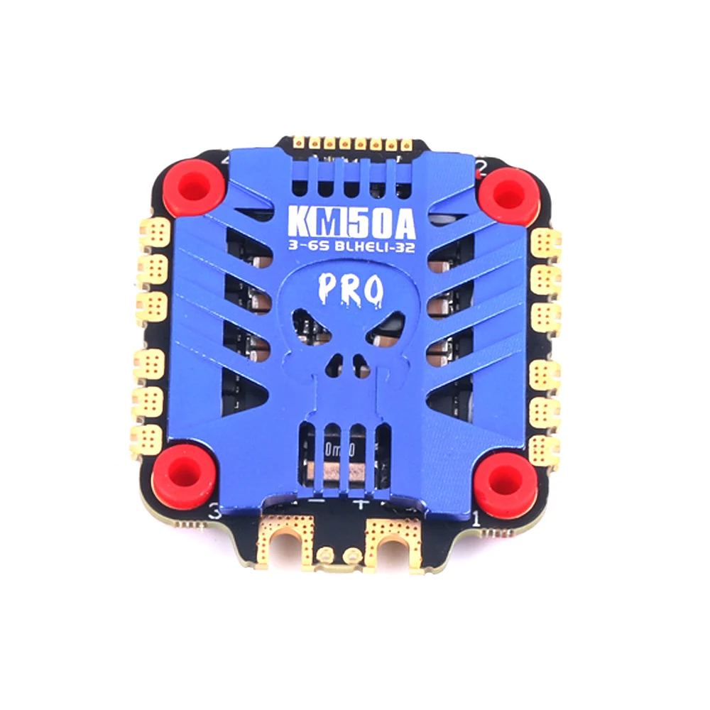 Skystars KM50A Pro 3-6S 4In1 ESC 32bit ESC Speed Controller Board Support BLHELI_32 DSHOT1200 for FPV RC Racing Drone