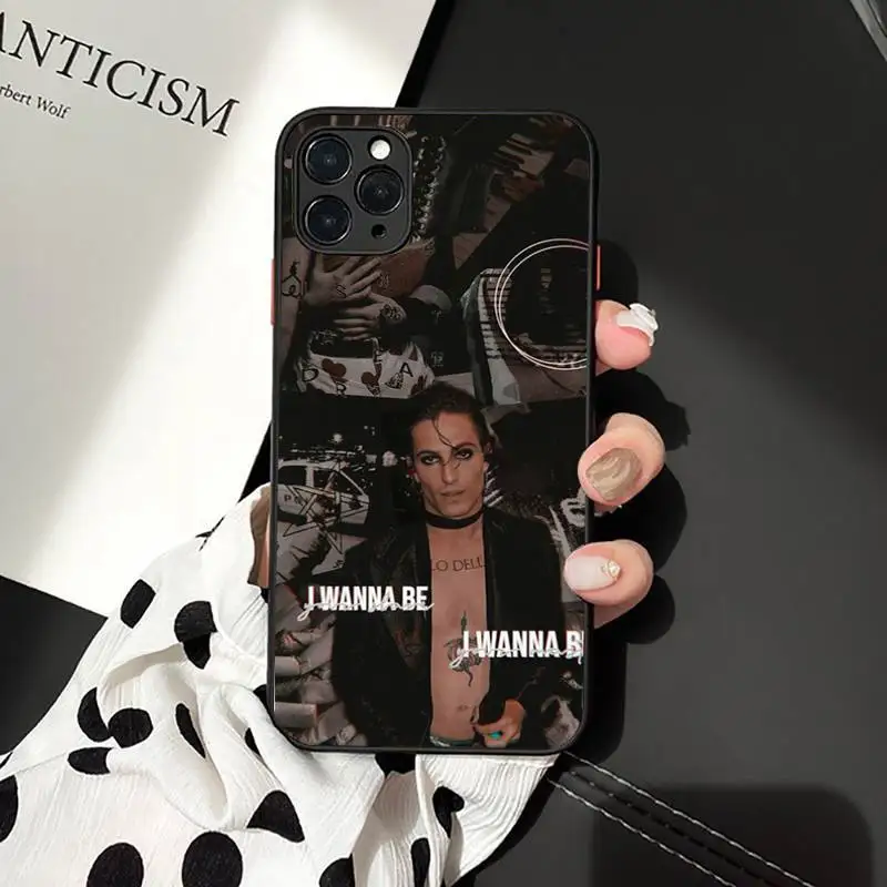 FHNBLJ Maneskin Damiano Phone Case for iPhone 11 12 13 mini pro XS MAX 8 7 6 6S Plus X 5S SE 2020 XR case