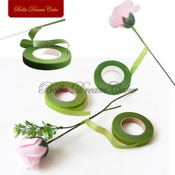 30YD/Roll Fondant Floral Stem Paper Tape Handmade Flower Pole Wrap Stretchy Tapes Florist Wedding Supplies Cake Decorating Tool