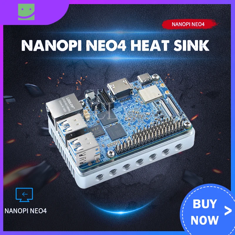 NanoPi NEO4 Heat Sink Pure Aluminum HeatSink Anodizing