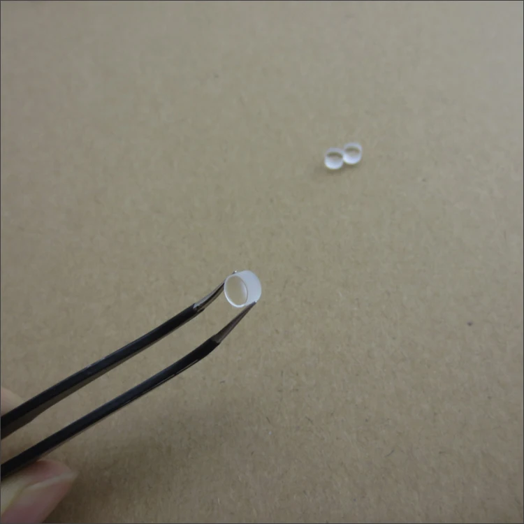 Aspheric Lens 8mm In Diameter Thickness 4mm Focal Length 4mm Glass Lens Coating 400nm-470nm Band