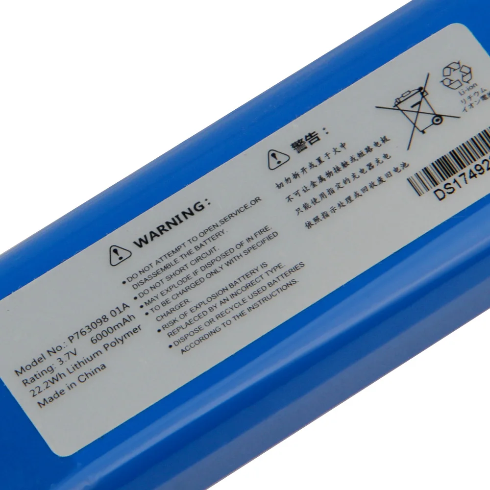 Original Replacement Battery P763098 01A For JBL Link 20 Link20 Portable Bluetooth Speaker Batteries  6000mAh