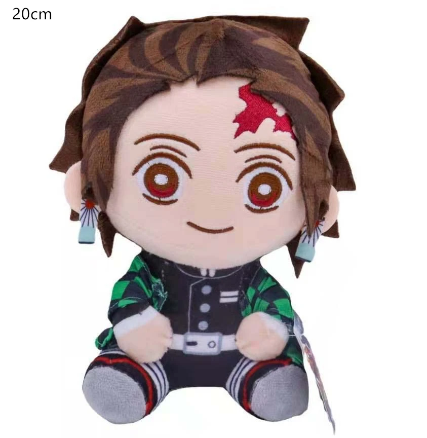 Original 20cm Dämon Slayer Klinge Plüsch Spielzeug Kimetsu Keine Yaiba Kamado Tanjirou Tomioka Giyuu Agatsuma Zenitsu Douma Sabito plüsch