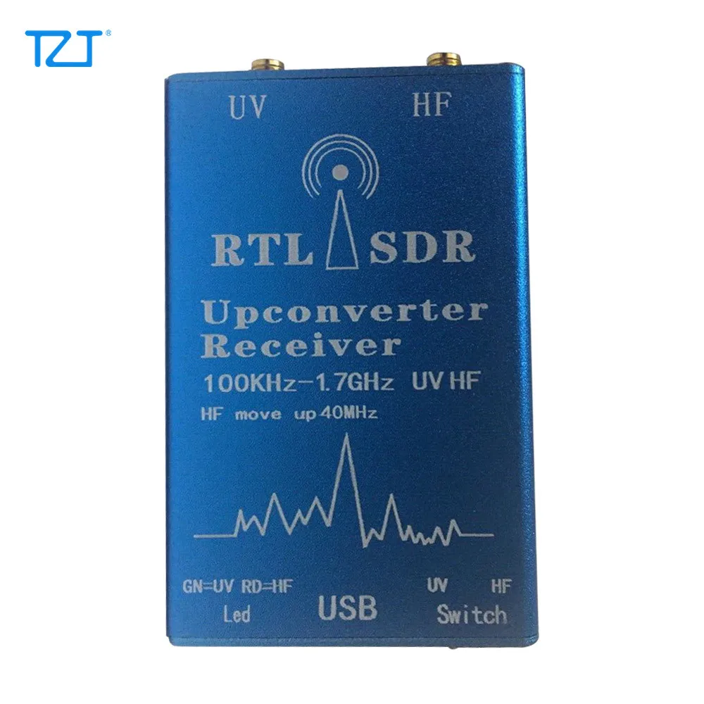 TZT For RTL SDR Receiver + Built-In SDR Upconverter 100KHz-1.7GHz UV HF Applied To Radio Communications