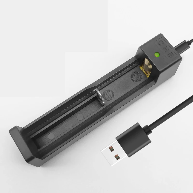 Universal 3.7V USB charger with usd cable Rechargeable Battery Charger For Li-ion Battery 18650 16340 14500 10400 26650