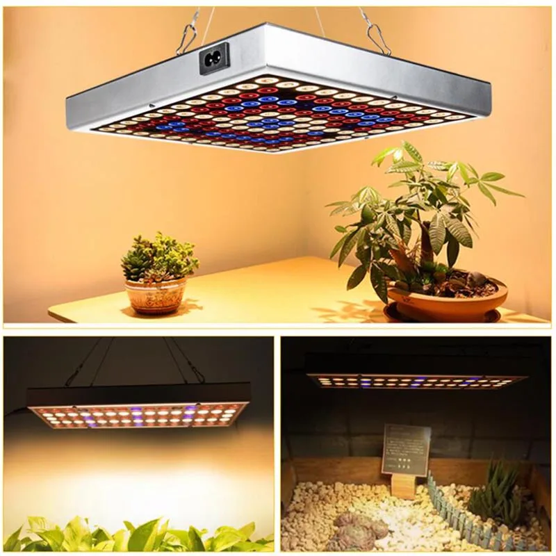 

75 144 LED Plant Grow Panel light kit Full Spectrum sunlight Phyto Lamp growing veg Indoor Greenhouse growbox tent room