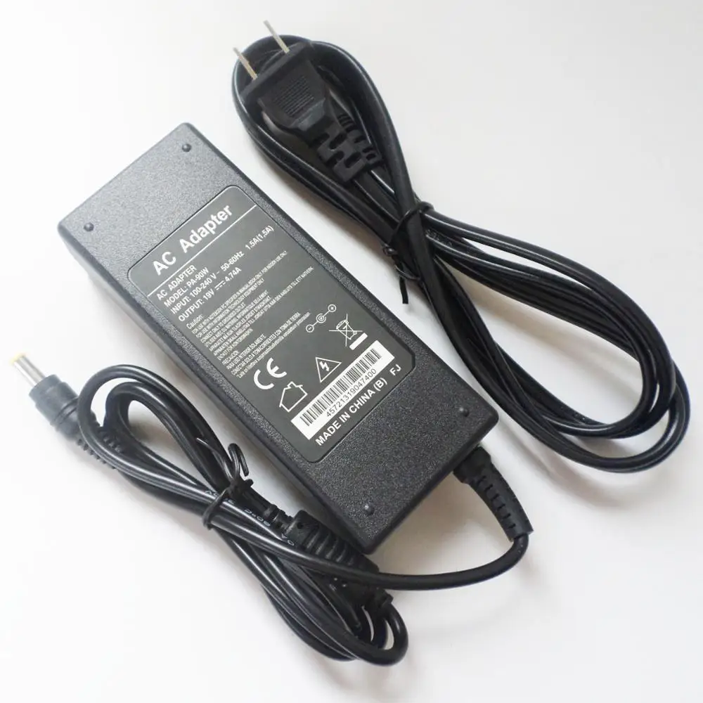 New 90W AC Adapter Battery Charger Power Supply Cord For Samsung X30 X420 X120 X520 Q210 R410 R460 R505 0455A1990 PA-1900-08S