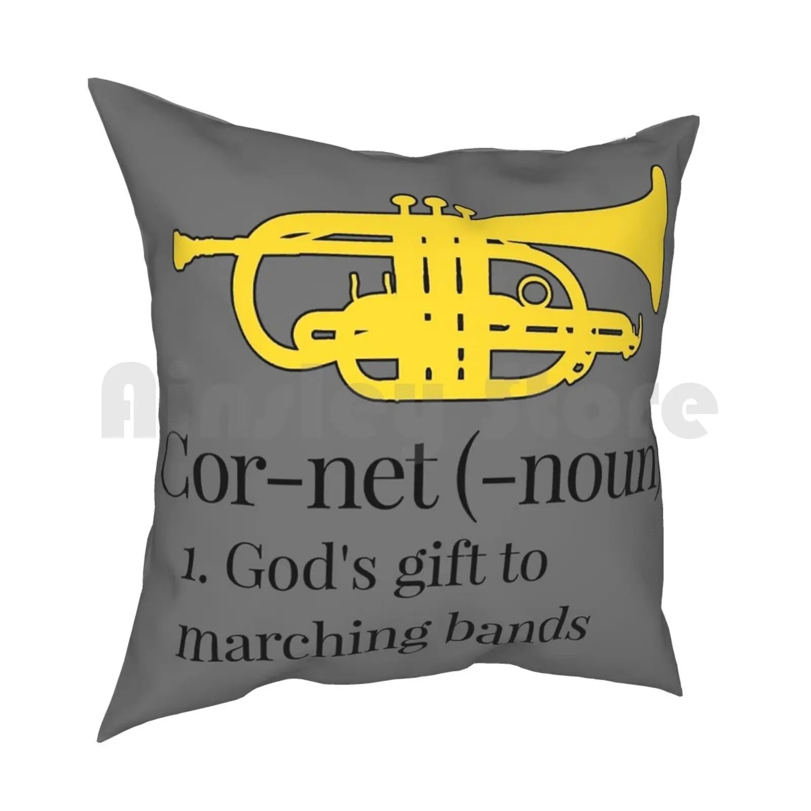 Cornet-Definition-God'S Gift To Marching Bands-Funny Trumpet Gift / Funny Cornet Gift Outdoor Hiking Backpack Waterproof