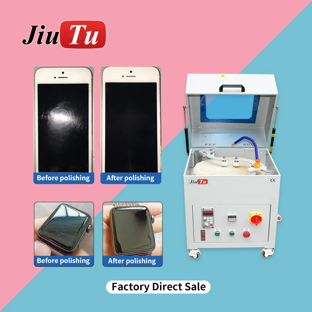 Polishing Machine Screen Scratch Remover Polish Mobile Glass Change For iPhone 14 14Pro 14PM iWatch Refurbish LCD Repair Machine