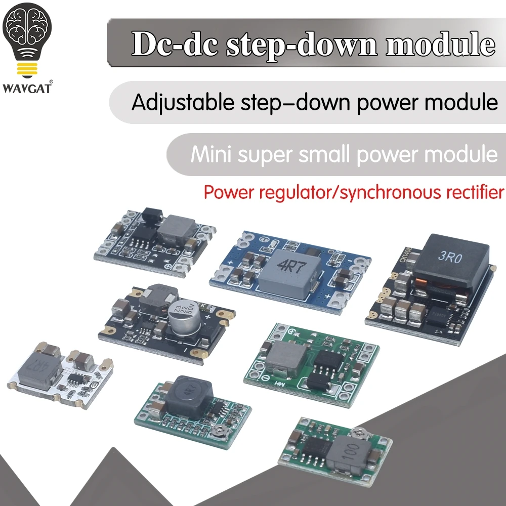 3A 5A 8A DC-DC Buck Step-down Moduł zasilacza 5V-12V 24V do 5V 3.3V 9V 12V Stałe wyjście wysokoprądowe MINI560