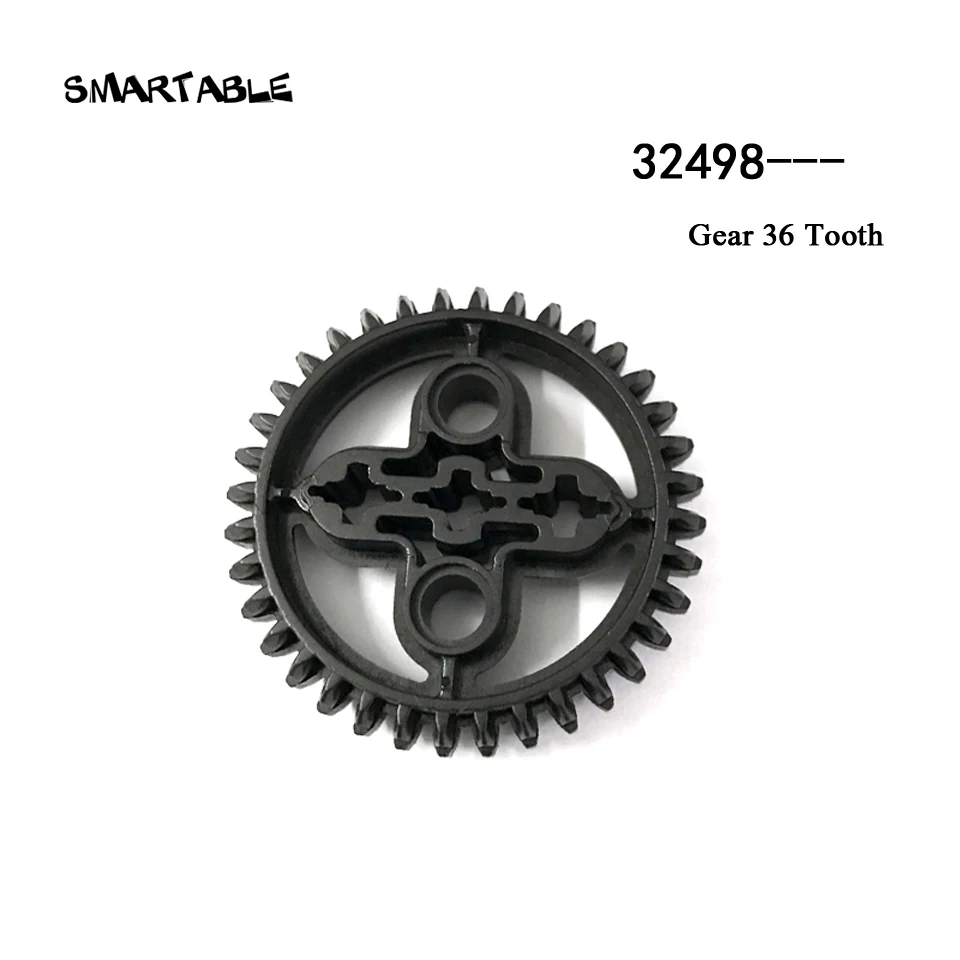 Smartable MOC التكنولوجيا العالية والعتاد 36 الأسنان بنة أجزاء مجموعة اللعب متوافق 32498 20 قطعة/الوحدة