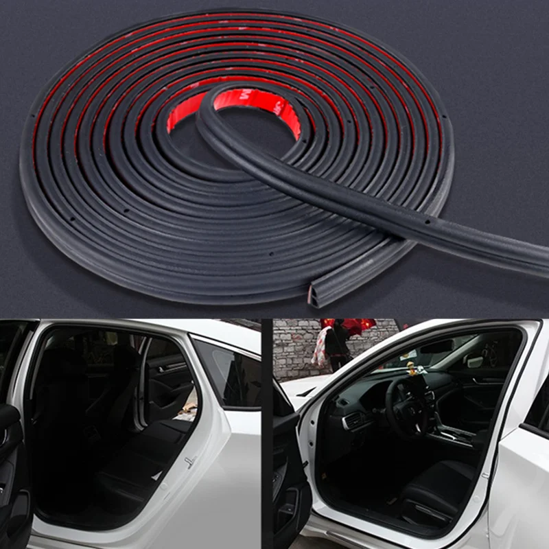 

Car Door Seal Strips Sticker B Shape Weatherstrip Rubber Seals for Seat LEON ST FR FR+ CUPRA Ibiza Altea Cordoba Toledo Alhambra