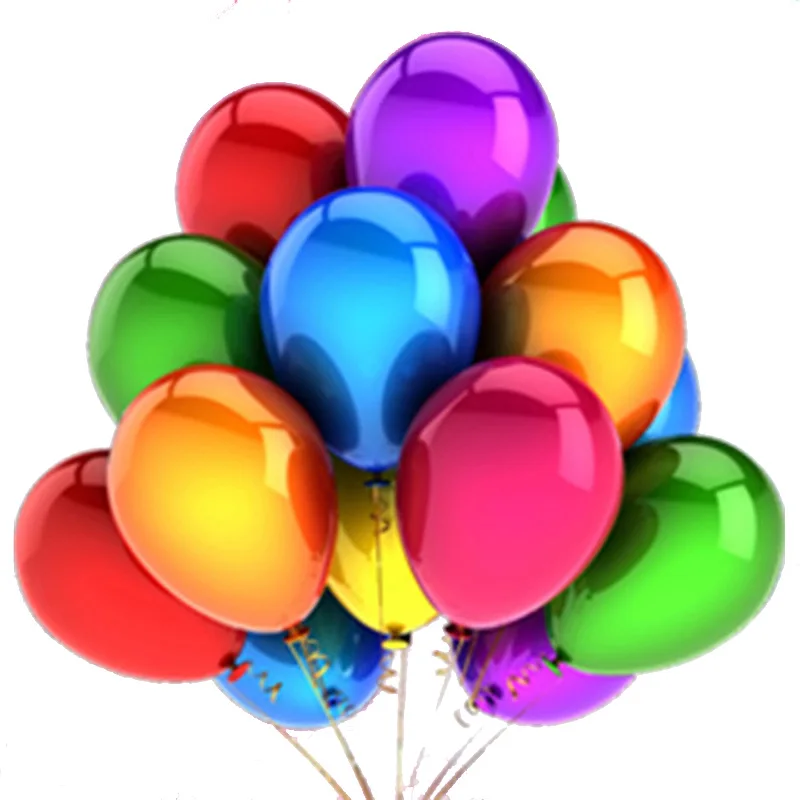 Globos Inflables de Colores para Fiestas, Suministros para Celebraciones, Decoración para Cumpleaños, Juguetes para Niños, Bolas de Aire de Distintos Tamaños de 10 a 12 Pulgadas, Paquetes de 10, 20 y 30 Piezas