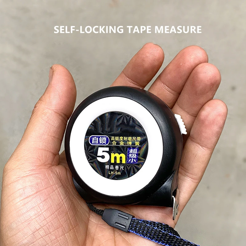 Tự Động Khóa Thước Dây Rút Cao Cấp Thép Không Gỉ Thước Dây Đo Cai Trị Mini Đo Thước Đo Dụng Cụ