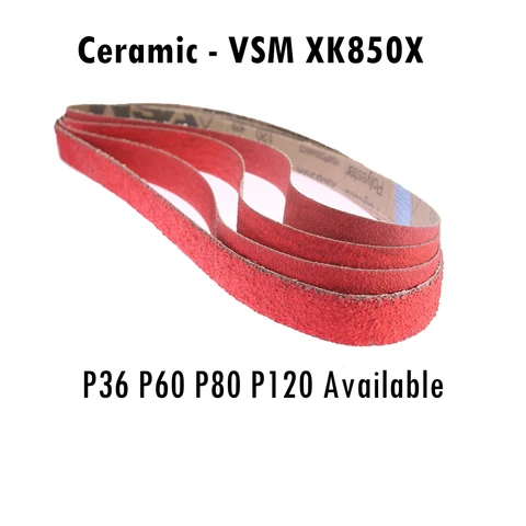 Шлифовальные ленты VSM XK850X 762x25 мм - высококачественные абразивы — внешний вид товара