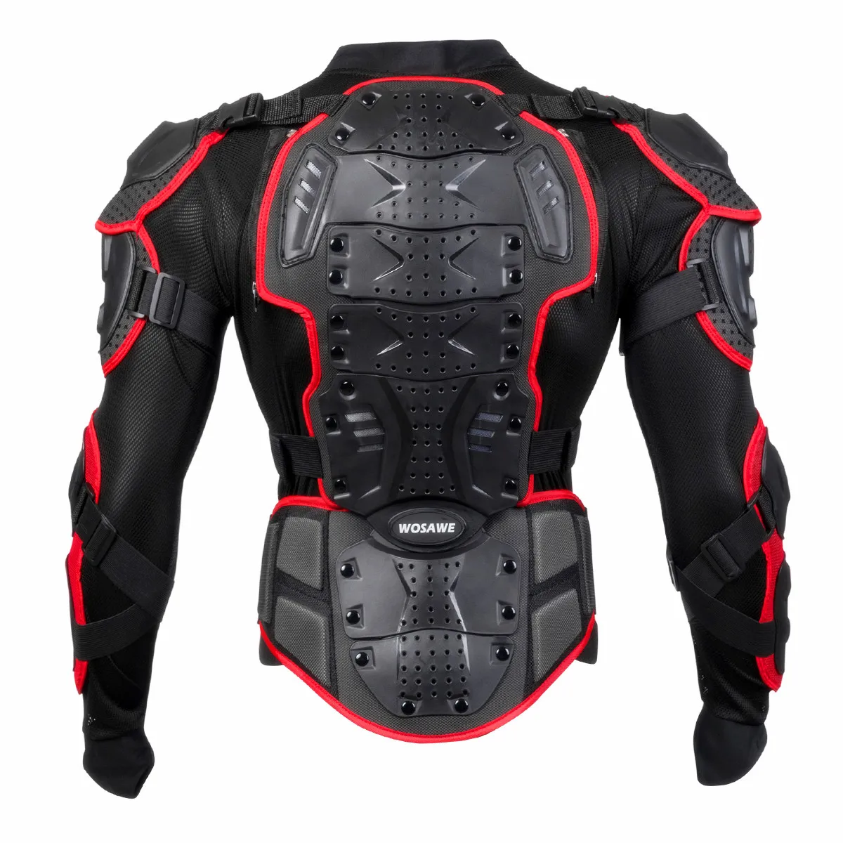 WOSAWE Motorcycle Armor Jacket Full Body Armor Motorcross Racing Bike Chest Gear Protective Shoulder Hand Joint Protect