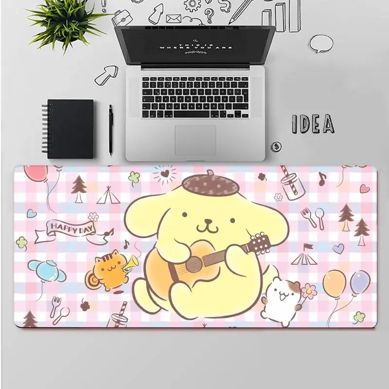 Bonito pompompurin Mouse Pad mesa tapete PC Laptop Computador IPAD Notebook Borracha Atacado Mat