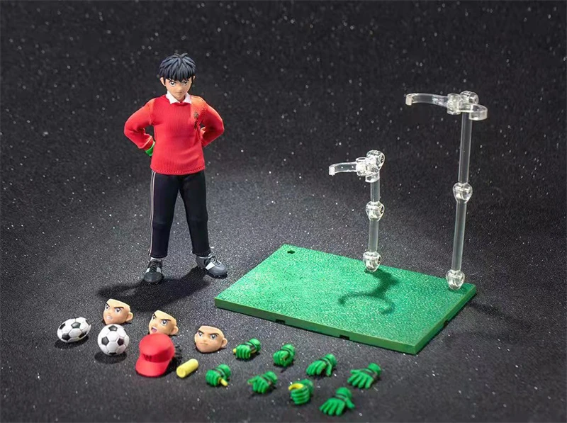 In-Stock Dasin Model Great Toys Captain Tsubasa Wakabayashi Genzo 1/10 Action Figure Olive et Tom Super Campeões Benji Holly