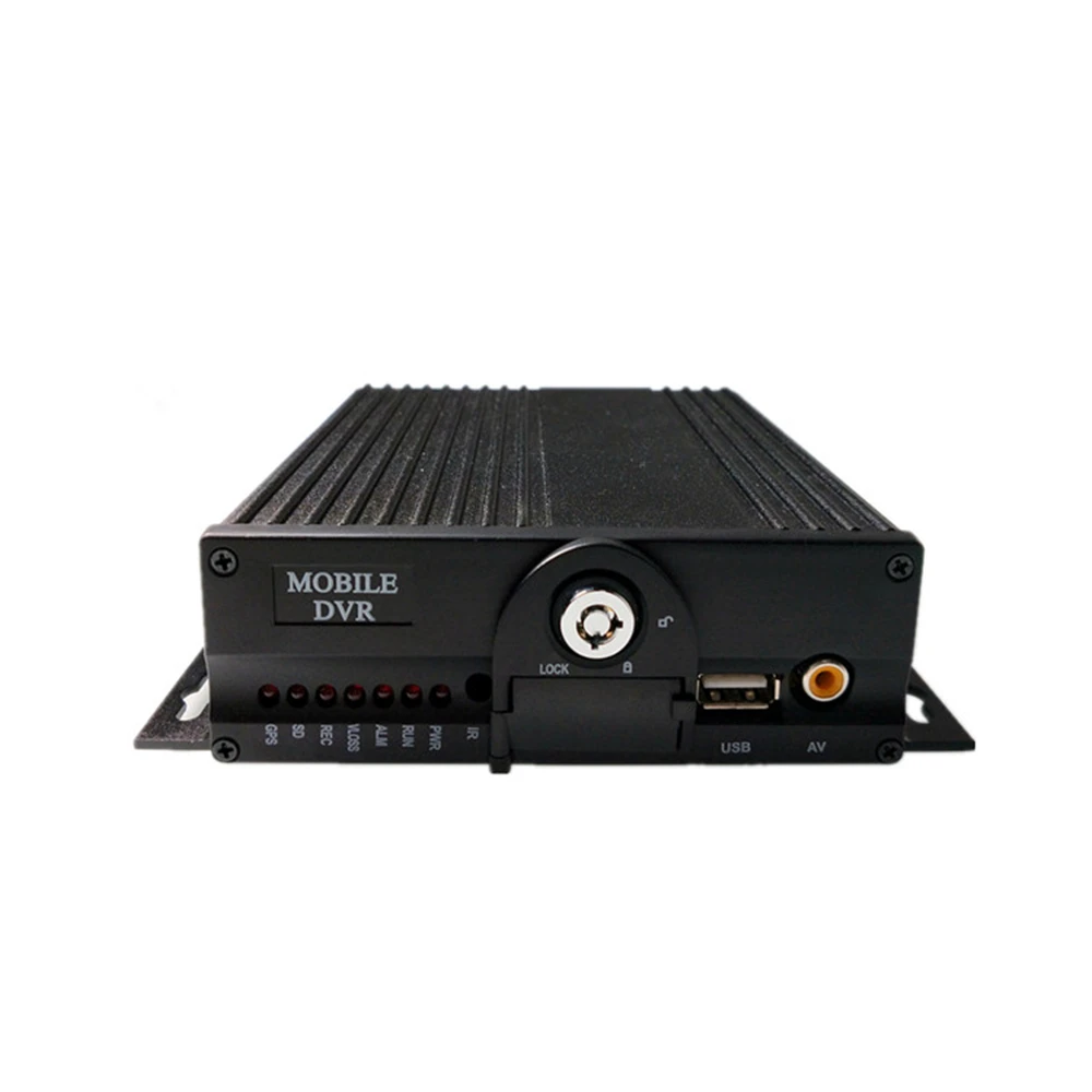 Dual SD Card 4 Channel CCTV Vehicle DVR Car gps1080P