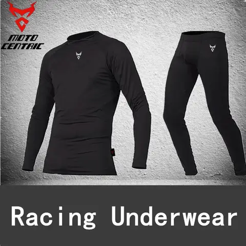 Motorcycle Thermal Underwear Sets Long Johns Winter Brand Quick Dry Anti-microbial Stretch Men Thermo Underwear Male Spring Warm