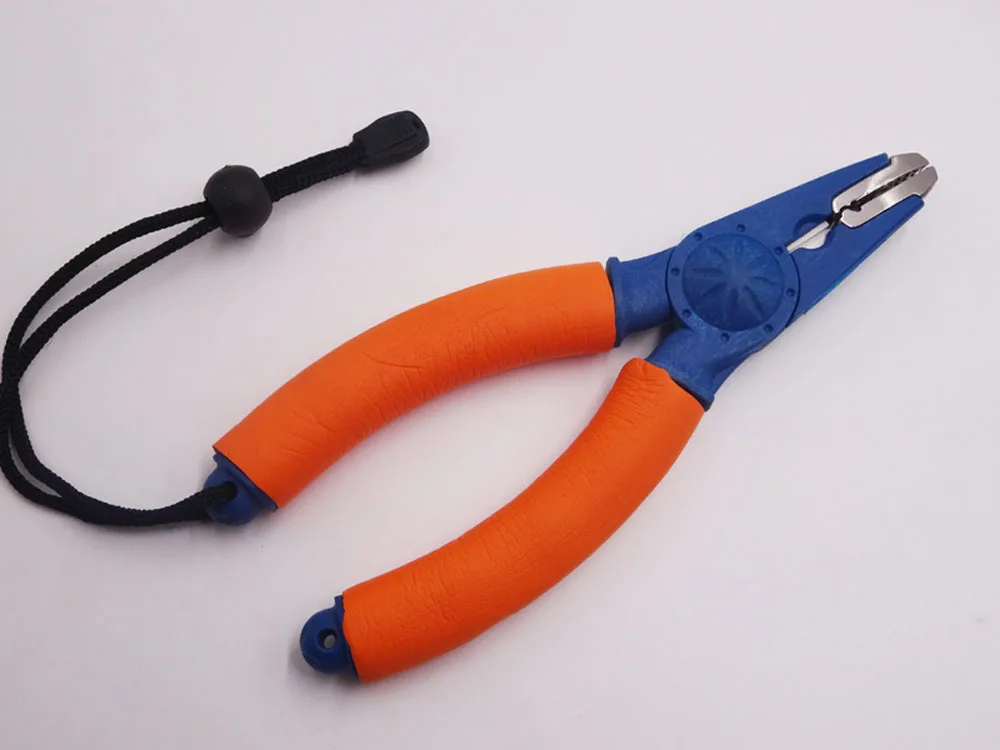 specially cut PE line fishing pliers,Floatable pliers,  fishing pliers, ceramic blade