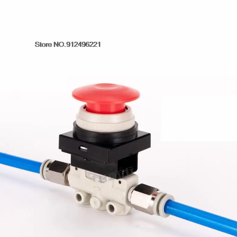 VM120 Pneumatic switch two-position two-way mechanical button valve VM120-01-33A two-position three-way manual valve VM130-01-30